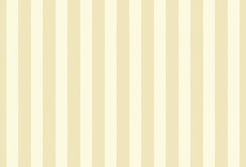 手描きタッチのストライプ背景素材【ヨコ・ベージュ】