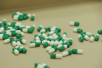 Capsule Drugs for backdround