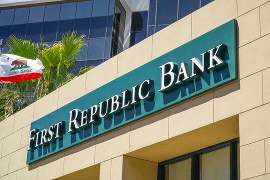 First Republic Bank in Beverly Hills Los Angeles - LOS ANGELES / CALIFORNIA - APRIL 20, 2017