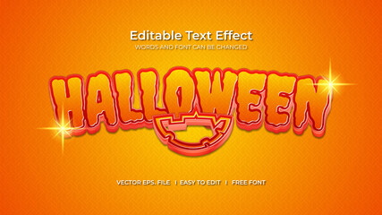 Halloween text effect