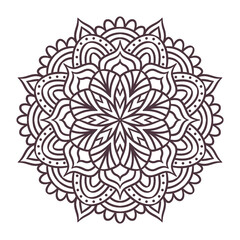 Ethnic Mandala Round Ornament Pattern