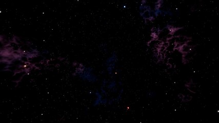 Dark Cosmic Nebula Energy in Space Background