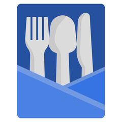 utensils flat icon