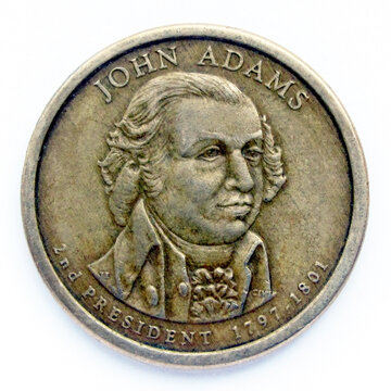 Portrait Of John Adams, 2nd President Of USA