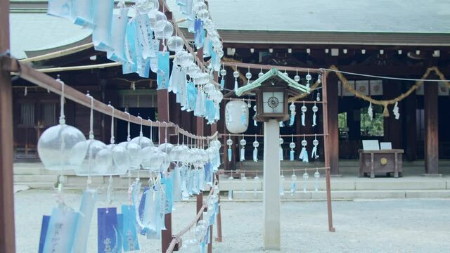 風鈴祭りの水無瀬神宮