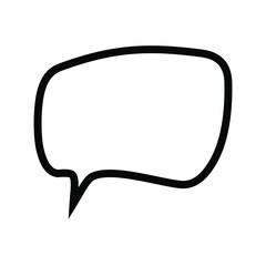 Naklejka premium Message vector icon set. speech bubbles illustration sign collection. chat symbol or logo.