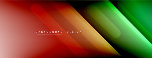 Dynamic lines abstract background. 3D shadow effects and fluid gradients. Modern overlapping forms