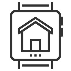 SMART WATCH LINE ICON