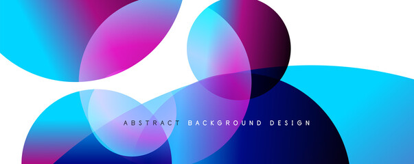 Fototapeta premium Trendy simple fluid color gradient abstract background. Mixing of colors and lines. Vector Illustration For Wallpaper, Banner, Background, Landing Page