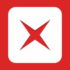 Obraz premium Wrong marks, Cross marks, Rejected, Disapproved, No, False, Not Ok, Wrong Choices, Task Completion, Voting. - vector mark symbols in red. Isolated icon.