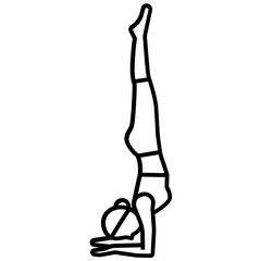 yoga pose icon