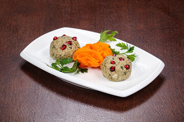 Georgian traditional cuisine - vegetarian pkhali