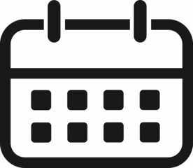 Calendar or appointment schedule flat icon icon for apps and websites