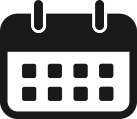 Calendar or appointment schedule flat icon icon for apps and websites