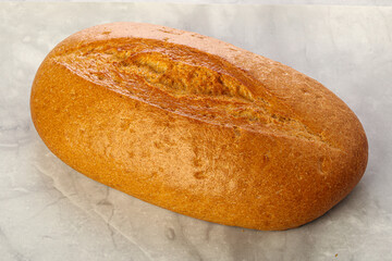 Homemade crust Bread loaf isolated
