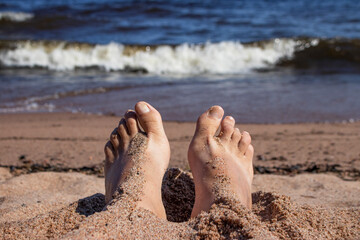 Rest on the ocean coast.