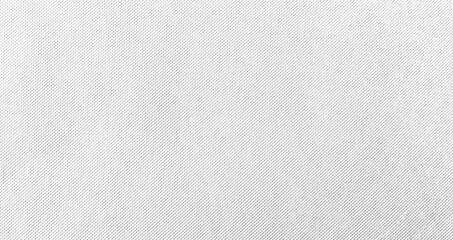 Panorama of White linen texture and background seamless or white fabric texture. - 453260725