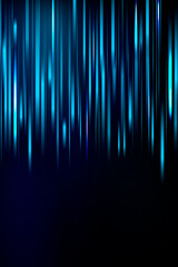 Speedy streams of light in blue