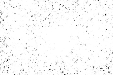 Grunge black and white pattern. Monochrome particles abstract texture. Background of cracks, scuffs, chips, stains, ink spots, lines. Dark design background surface.Grunge Texture Vector