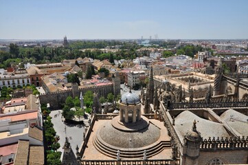Fototapeta premium View of the city of Sevilla, Spain
