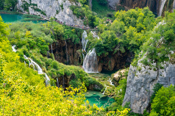 Fototapeta na wymiar Plitvice Lakes, Croatia