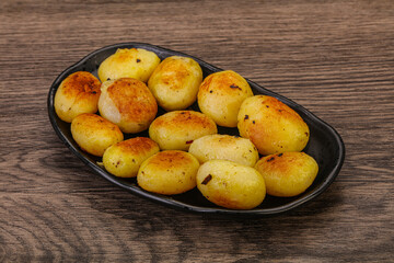 Roasted baby potato in the bowl