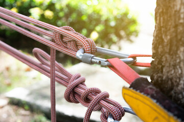 to tie the rope correctly to the object