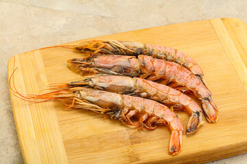 Tasty big Langoustine over the board