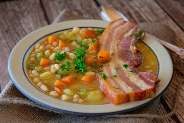 White bean soup 