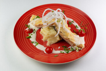 wings with vegetables