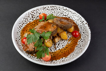 grilled chicken with vegetables