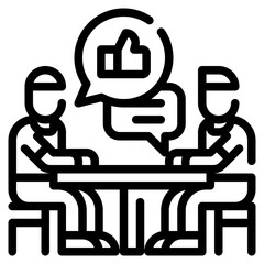 feedback line icon