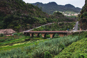 Fototapeta na wymiar Bridge on Madeira Island