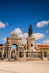 Fototapeta na wymiar Arco da Rua Augusta em Lisboa