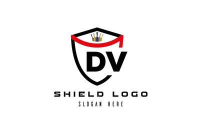 king shield DV latter logo 