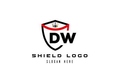 king shield DW latter logo 