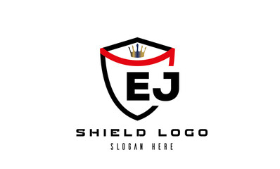 king shield EJ latter logo 
