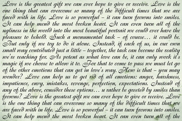 Background with writing, vector hand written, letter background