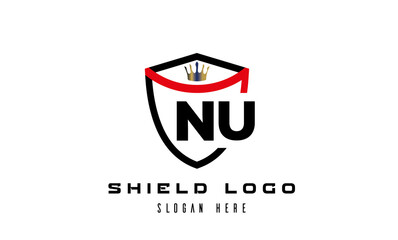 king shield NU latter logo 