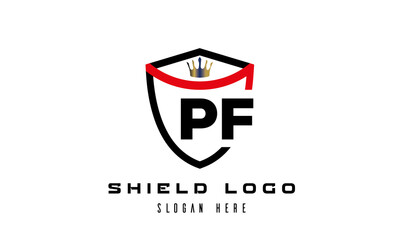 king shield PF latter logo 