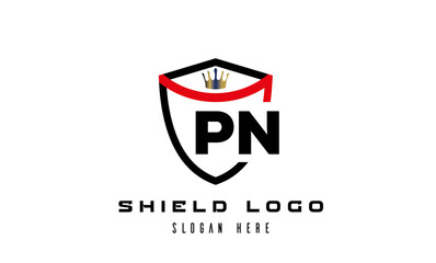 king shield PN latter logo 