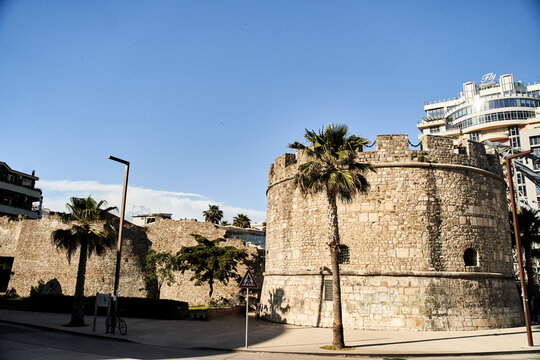 Venetian Tower Of Durres. Durres Castle Is The Fortified Old City Of Durres, Albania. 