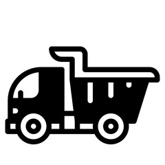truck glyph icon