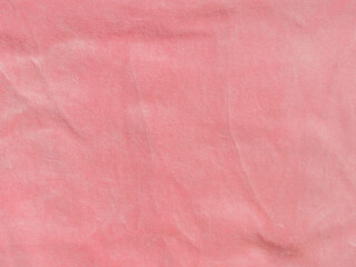 Pink color velvet fabric texture top view. Female blog rose velour tactile background. Smooth soft...