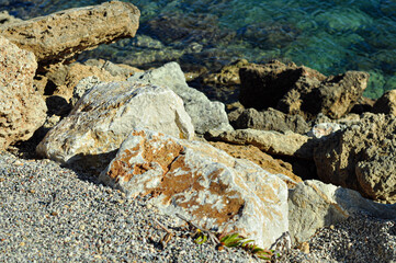 rocks in the sea