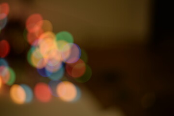 Christmas Background. Holiday Abstract Glitter Defocused Background Blurred Bokeh
