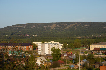 Naklejka premium Поселок Уралец, пригород Нижнего Тагила, Свердловская область.