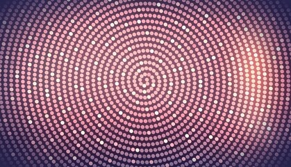 Disco party background decorated brilliance bokeh mosaic circle swirl pattern halftone brown color. Festive texture metallic effect. 