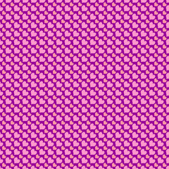 Cute pink heart wallpaper tiled full frame for background, romantic mood concept, love day and wedding.