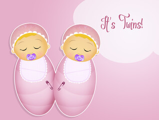 two twin sisters were born